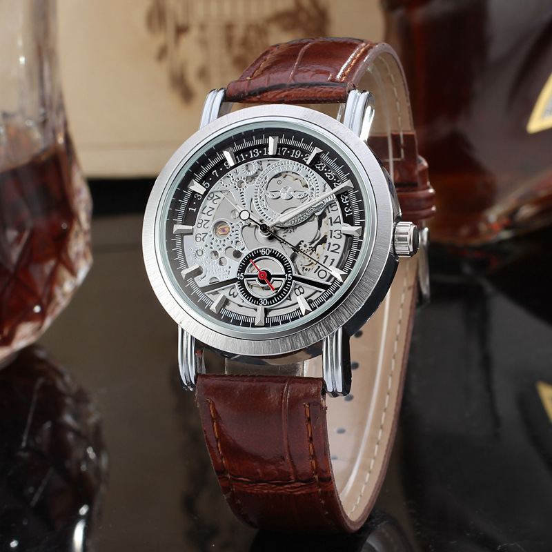 Stylish Men's Automatic Mechanical Hollow Watch - Perfect for Every Occasion