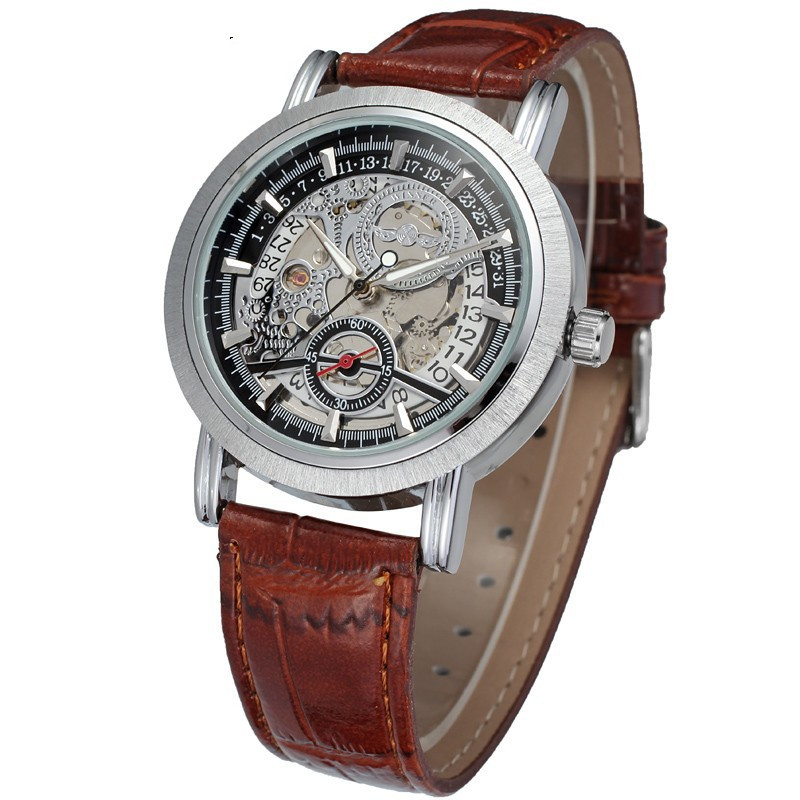 Stylish Men's Automatic Mechanical Hollow Watch - Perfect for Every Occasion - Image 2