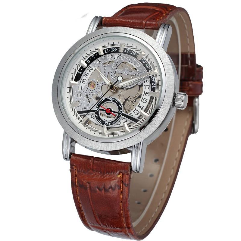 Stylish Men's Automatic Mechanical Hollow Watch - Perfect for Every Occasion - Image 6