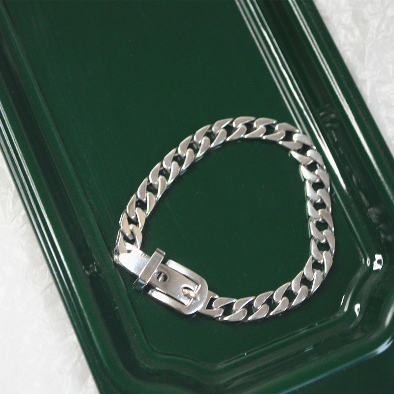 Stylish Women's 925 Sterling Silver Chain Belt Bracelet for Elegant Accessorizing - Image 5