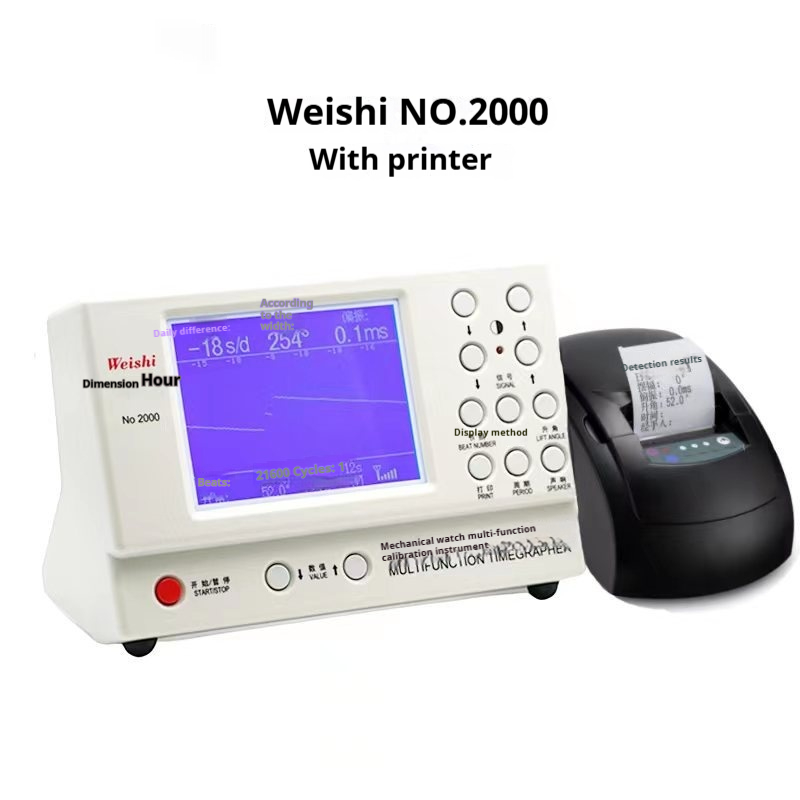 Mechanical Watch Timegrapher - Dimensional Hour 2000 Meter Calibration & Detection Winding Machine with Instant Daily Difference Measurement - Free Shipping Available - Image 3
