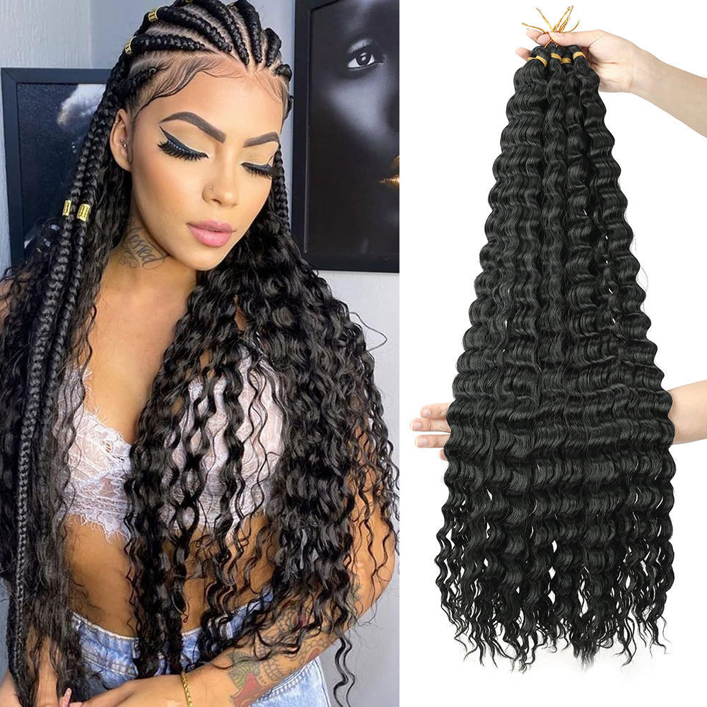 African Chemical Fiber Long Curly Crochet Wig for Stunning Style - Image 13