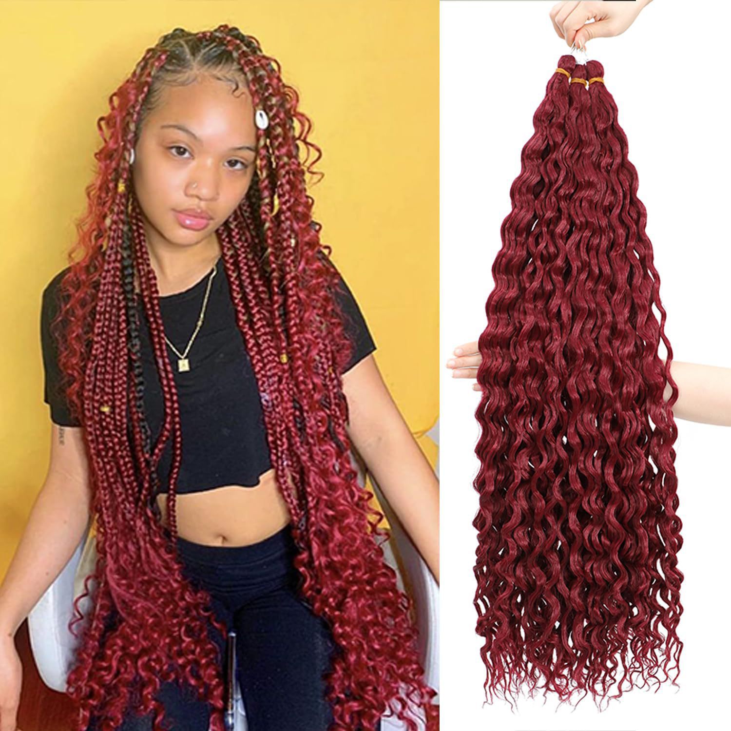 African Chemical Fiber Long Curly Crochet Wig for Stunning Style - Image 16