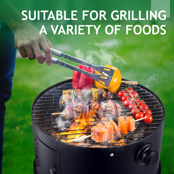 Premium Black Smoked Charcoal Oven for Perfect Grilling and Cooking - Image 9