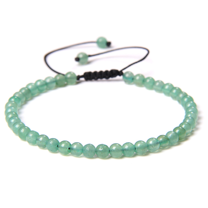 Adjustable Gemstone Beading Bracelet - Natural Raw Stone Design for Unique Style