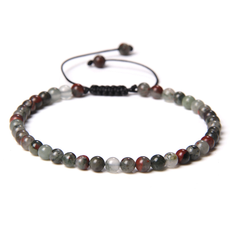 Adjustable Gemstone Beading Bracelet - Natural Raw Stone Design for Unique Style - Image 4