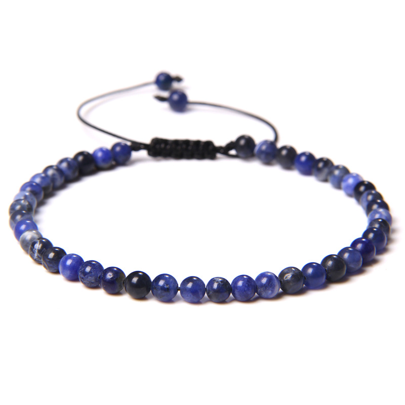 Adjustable Gemstone Beading Bracelet - Natural Raw Stone Design for Unique Style - Image 9
