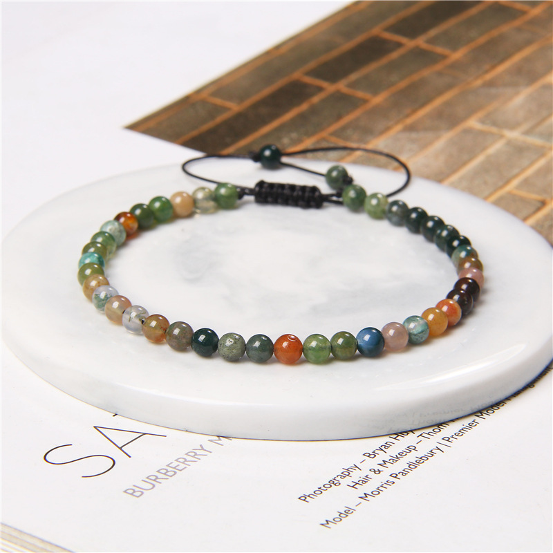Adjustable Gemstone Beading Bracelet - Natural Raw Stone Design for Unique Style - Image 47