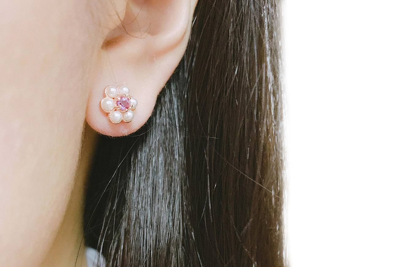 Natural Amethyst Color Treasure Jewelry - Plum Shape Tassel Design - Image 5