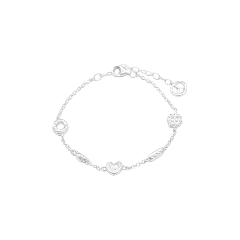 Charming Women's Sweet Cute Bread Head Bracelet for Stylish Accessories - Image 4