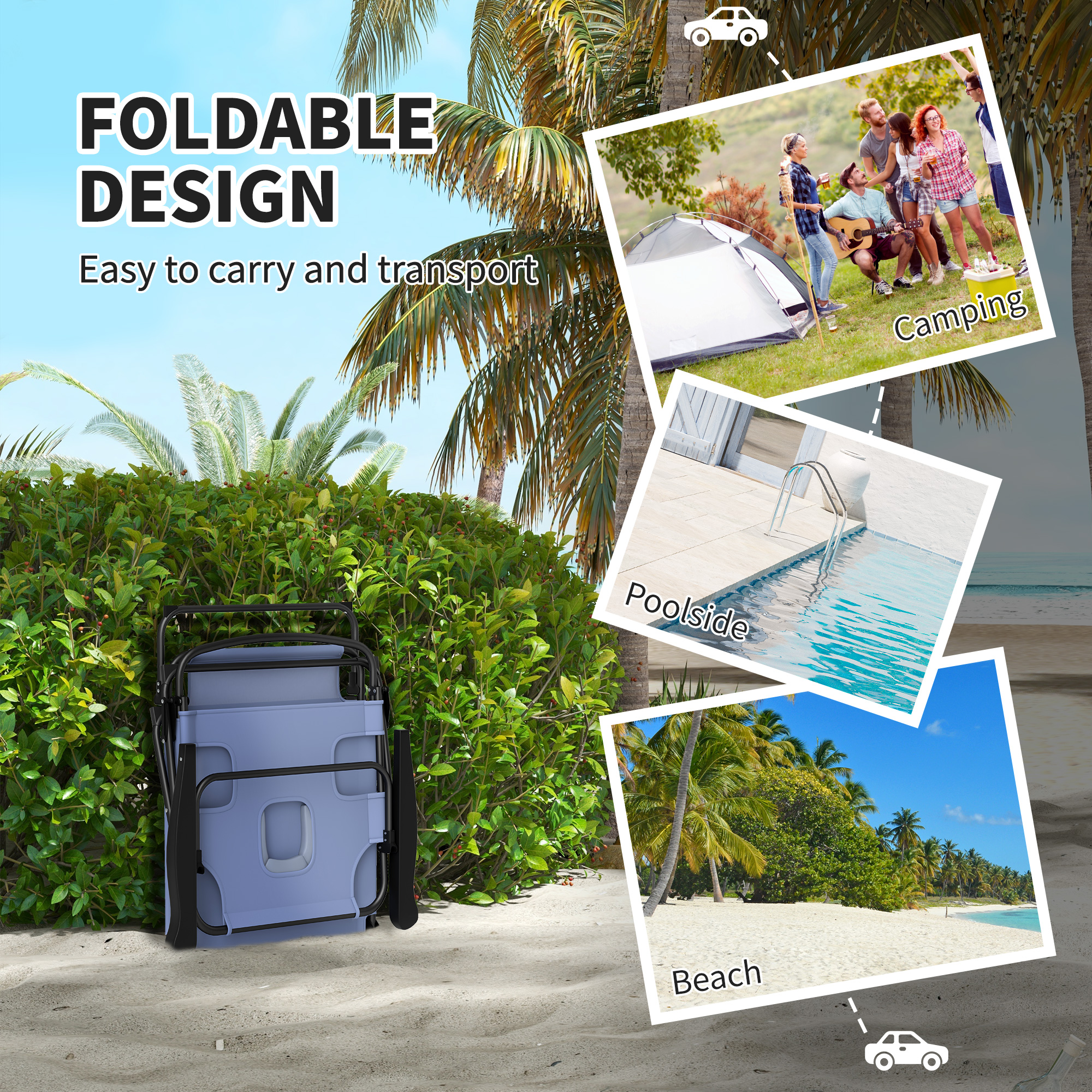 Stylish Lounge Chairs & Beach Chairs – Note: No Weekend Shipping - Image 6