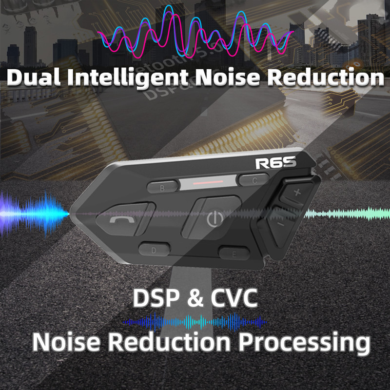 Waterproof Motorcycle Helmet with Bluetooth-Compatible Wireless Intercom Headset - Image 6