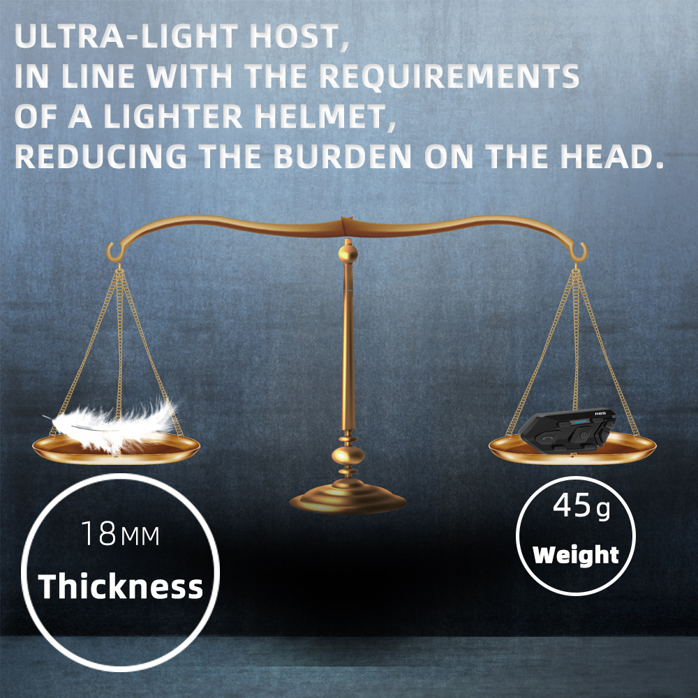 Waterproof Motorcycle Helmet with Bluetooth-Compatible Wireless Intercom Headset - Image 11