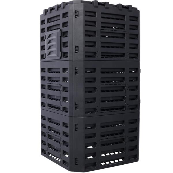 Eco-Friendly Garden Compost Bin - 132 Gallon Capacity Made from Recycled Plastic