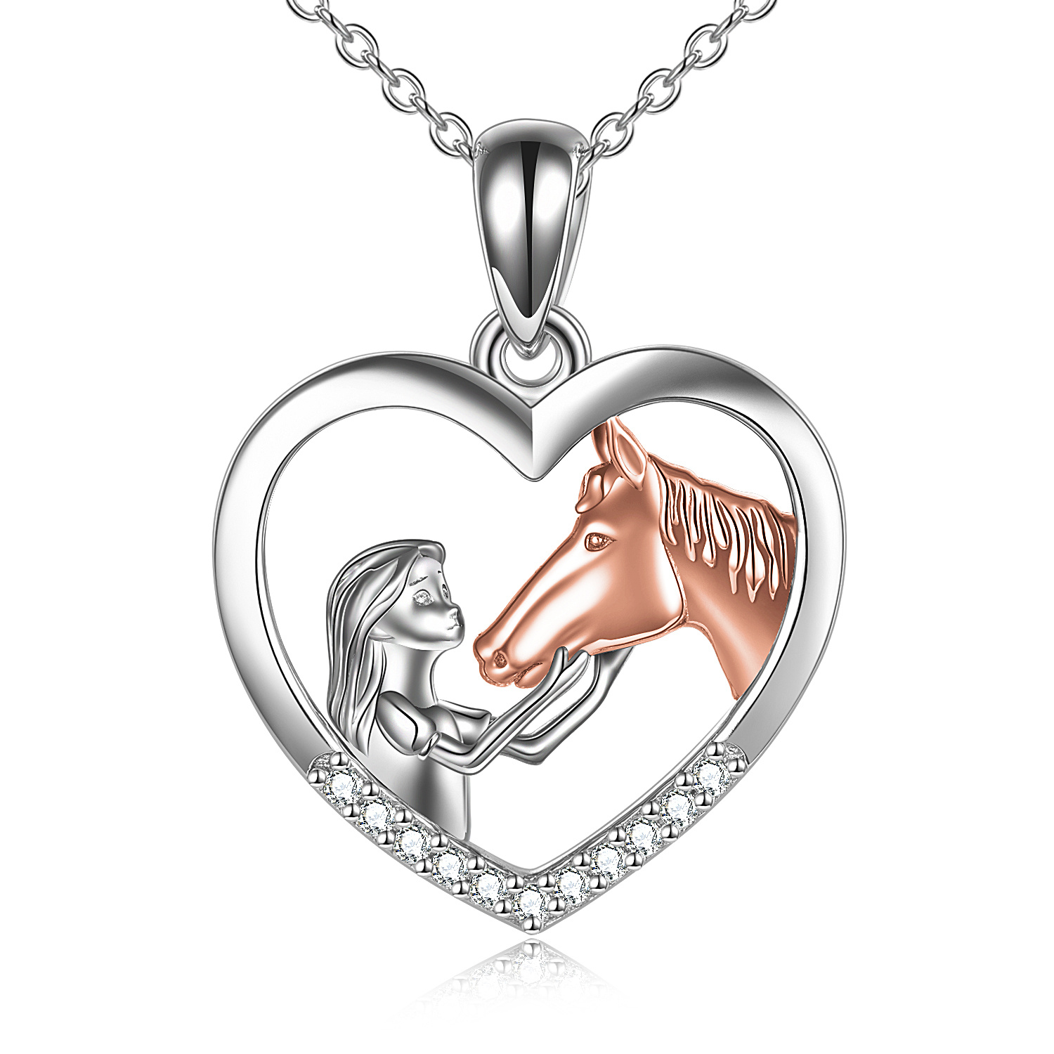 Horse Heart Pendant Necklace for Girls - Perfect Gifts for Her - Image 7