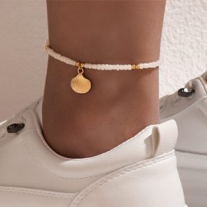 Bohemian Style Beach Vacation Shell Anklet - Perfect Summer Accessory