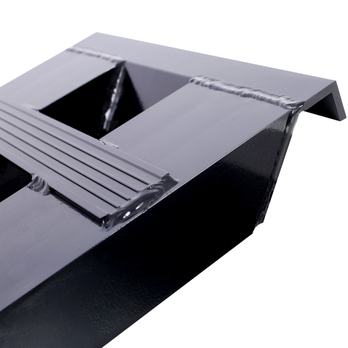 Heavy Duty Aluminum Ramps with Top Hook - Universal Motorcycle, Tractor, ATV Loading Ramps - 72" x 14", 8800 lbs Capacity, Black Coating, 1 Pair - Image 3