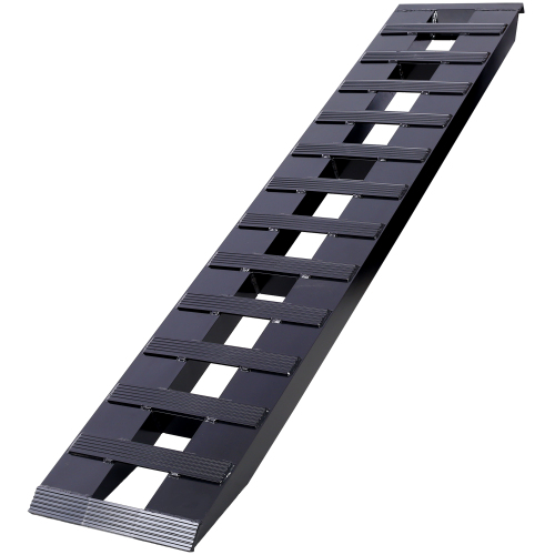Heavy Duty Aluminum Ramps with Top Hook - Universal Motorcycle, Tractor, ATV Loading Ramps - 72" x 14", 8800 lbs Capacity, Black Coating, 1 Pair - Image 7