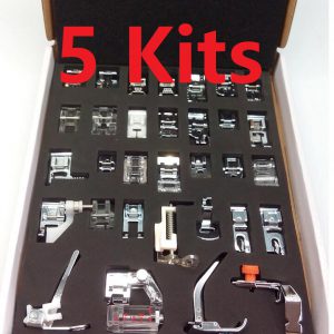 Comprehensive Sewing Accessories Hardcover Presser Foot Set for Household Sewing Machines