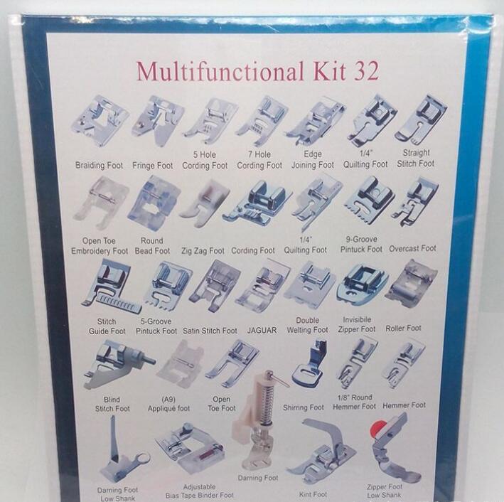 Comprehensive Sewing Accessories Hardcover Presser Foot Set for Household Sewing Machines - Image 11