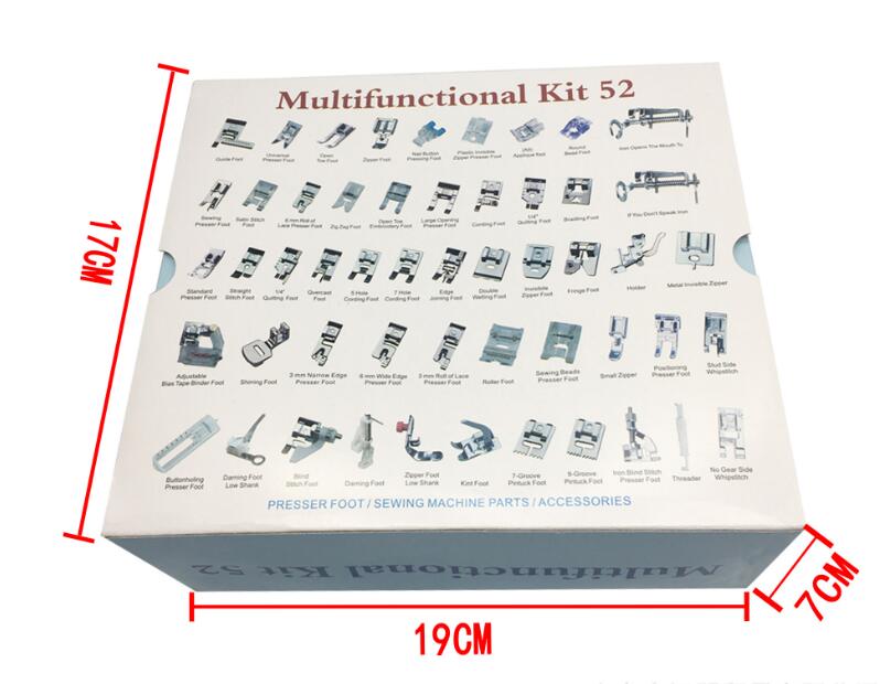 Comprehensive Sewing Accessories Hardcover Presser Foot Set for Household Sewing Machines - Image 13