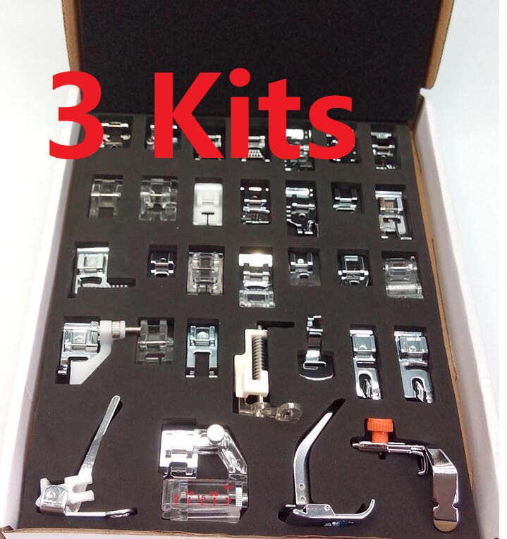 Comprehensive Sewing Accessories Hardcover Presser Foot Set for Household Sewing Machines - Image 16