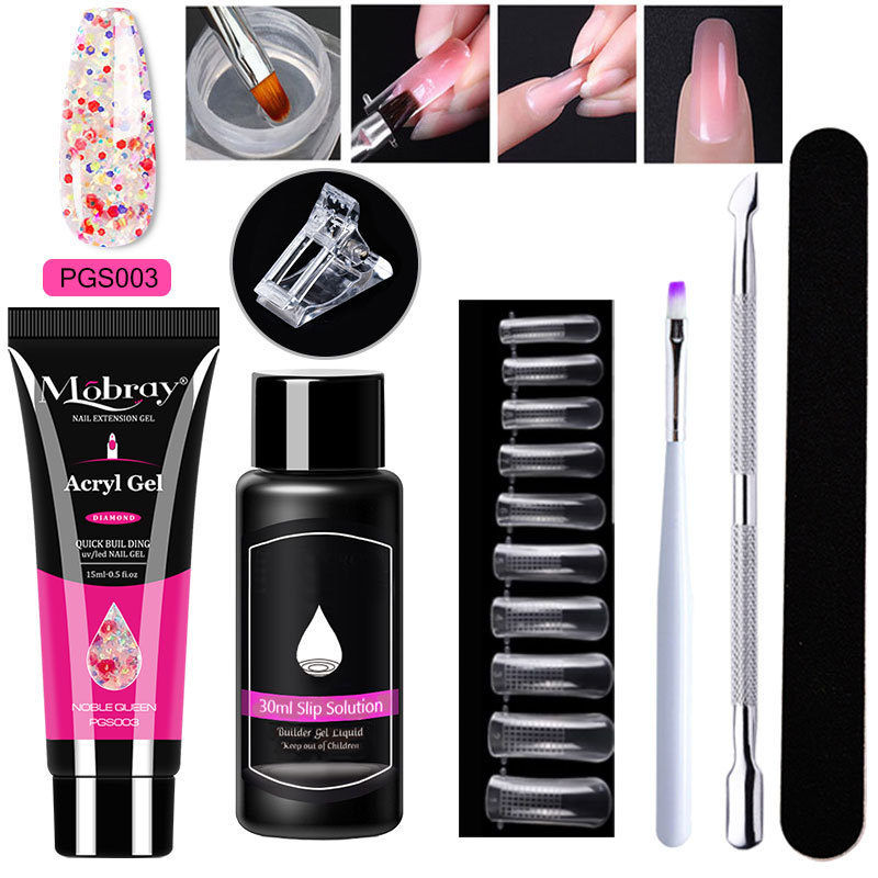 7-Piece Nail Art Crystal Extender Set for Stunning Manicures - Image 8