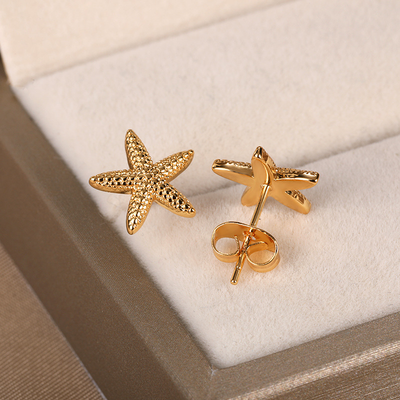 Elegant New Starfish Stud Earrings for Women - Versatile All-Matching Style - Image 16