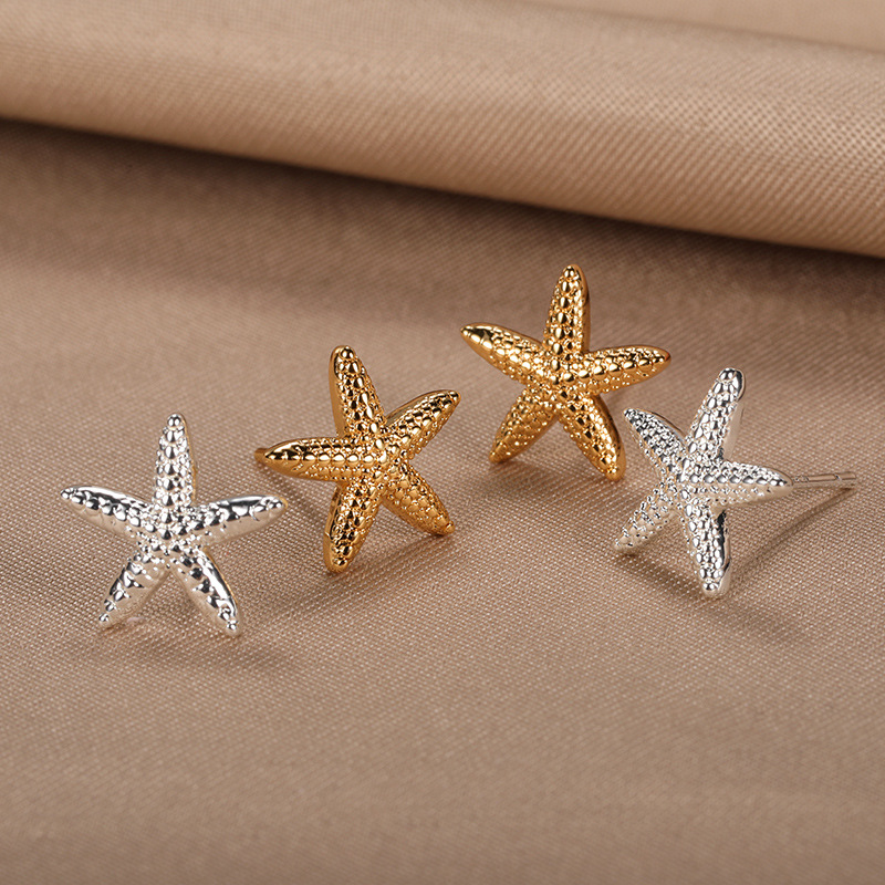 Elegant New Starfish Stud Earrings for Women - Versatile All-Matching Style - Image 20