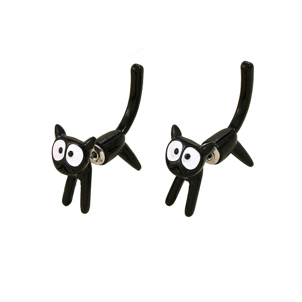 Charming Cute Kitten Simple Earrings for Cat Lovers - Image 3