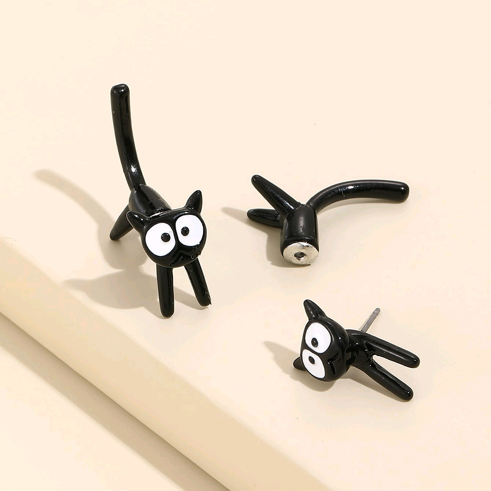 Charming Cute Kitten Simple Earrings for Cat Lovers - Image 4
