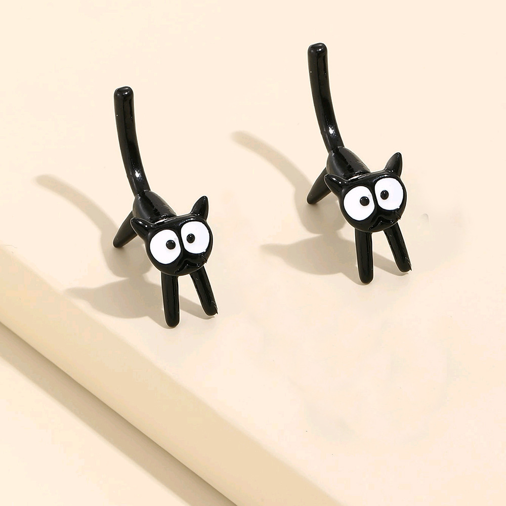 Charming Cute Kitten Simple Earrings for Cat Lovers - Image 7