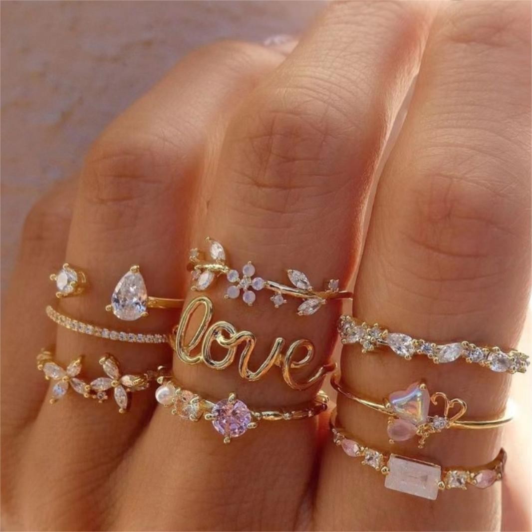 Stylish Golden Combination Knuckle Ring - Trendy Fashion Accessory - Image 5