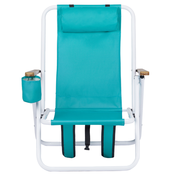 2-Pack Mint Green Beach Chair 23X21.7X31.5in - Perfect for Summer Relaxation - Image 18