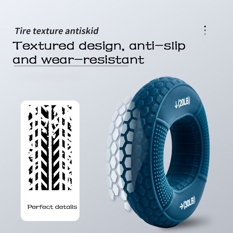 Adjustable Hand Grip Strengthener 20-80LB - Silicone Grip Trainer & Finger Exerciser for Forearm Muscle Workout & Carpal Expansion - Image 22