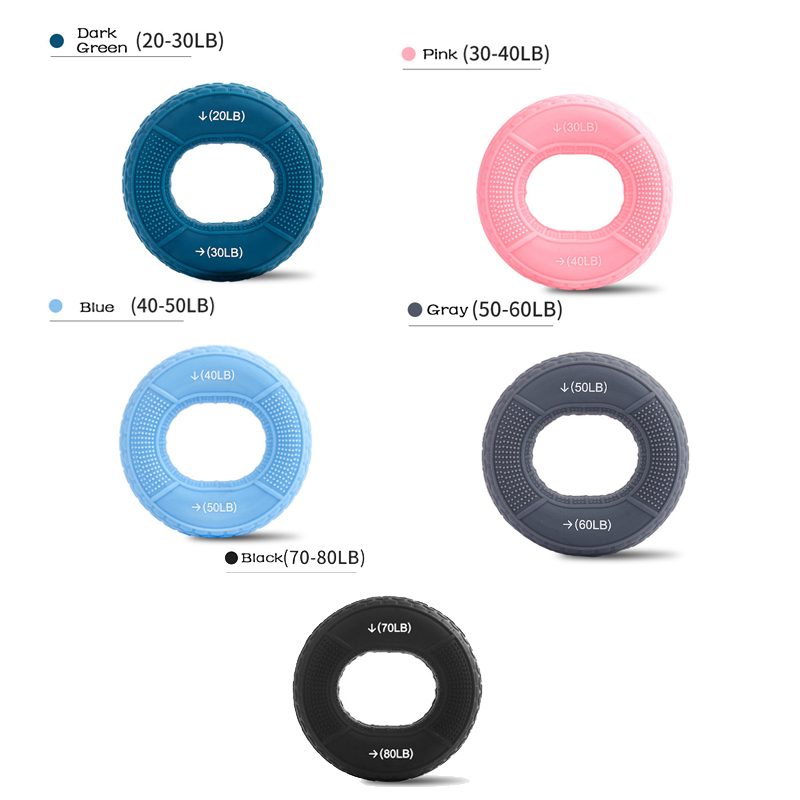 Adjustable Hand Grip Strengthener 20-80LB - Silicone Grip Trainer & Finger Exerciser for Forearm Muscle Workout & Carpal Expansion - Image 28