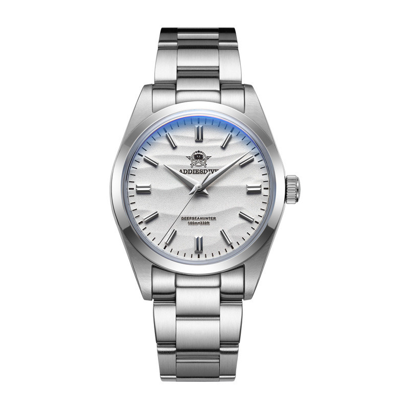 Stylish Stainless Steel Men's Quartz Watch with Elegant Niche Decoration