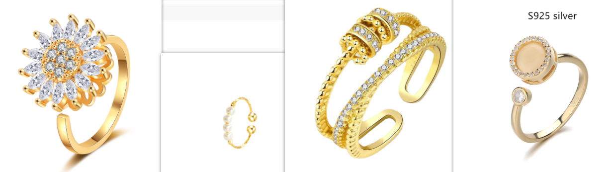 Stylish Women's Cat's Eye Moonstone Rotatable Ring - Fashion Accessory - Image 3