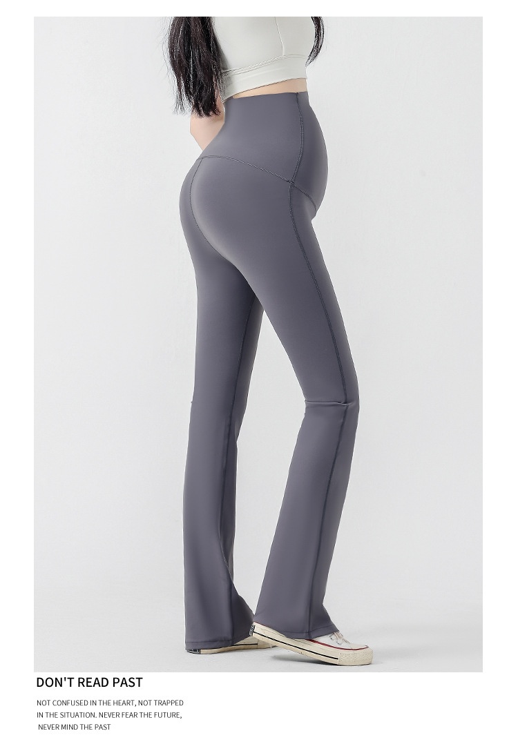Antenatal Yoga Bell-Bottom Pants - Casual Slimming Outerwear for Moms - Image 9