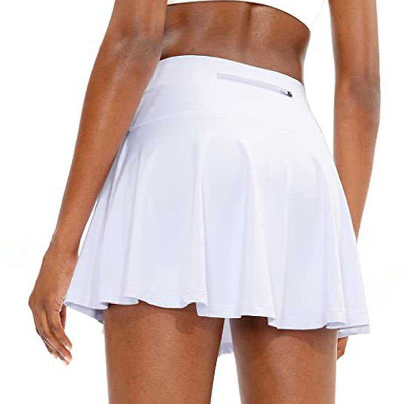 Anti-Exposure Fitness Yoga Pleated Skirt with Back Waist Pocket - Casual Sports & Dance Tennis Skirt - Image 7