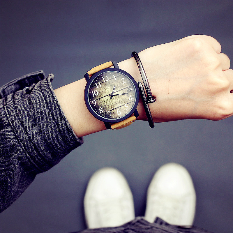Stylish Quartz Watches for Cool Male and Female Student Couples