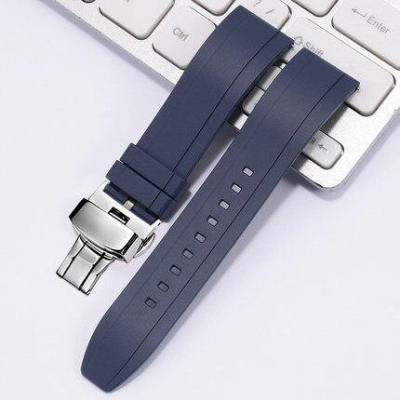 Durable 22mm Rubber Quick Release Strap for Easy Attachment - Image 2