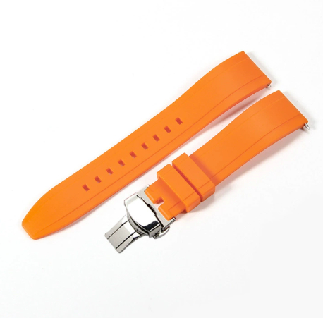 Durable 22mm Rubber Quick Release Strap for Easy Attachment - Image 7