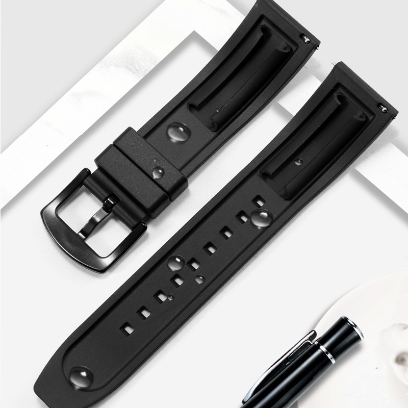Durable 22mm Rubber Quick Release Strap for Easy Attachment - Image 10