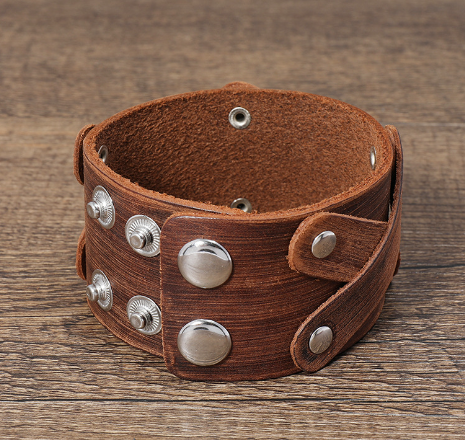 Stylish Retro Multi-Layer Leather Bracelet - Timeless Vintage Accessory