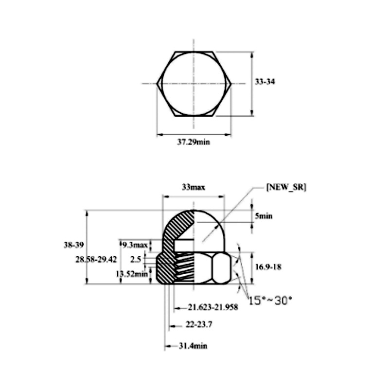 Integrated Cap Semicircle Ball Nut Screw Cap - Premium Quality Fastening Solution - Image 7