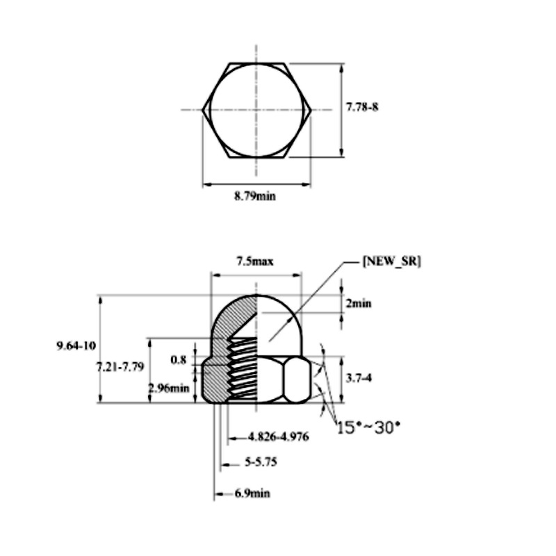 Integrated Cap Semicircle Ball Nut Screw Cap - Premium Quality Fastening Solution - Image 15