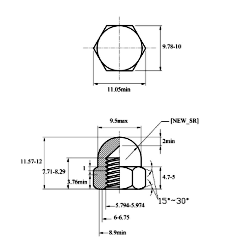 Integrated Cap Semicircle Ball Nut Screw Cap - Premium Quality Fastening Solution - Image 16