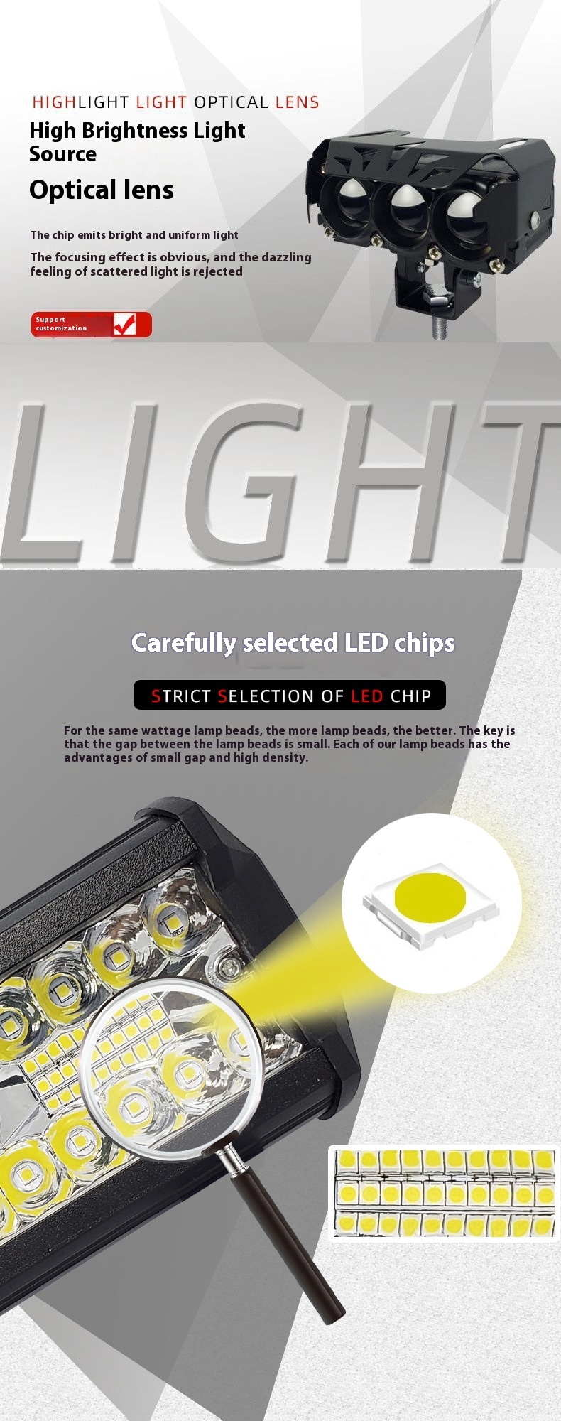 30W Raptor Electromobile Lights - Brighten Your Exterior Experience - Image 2