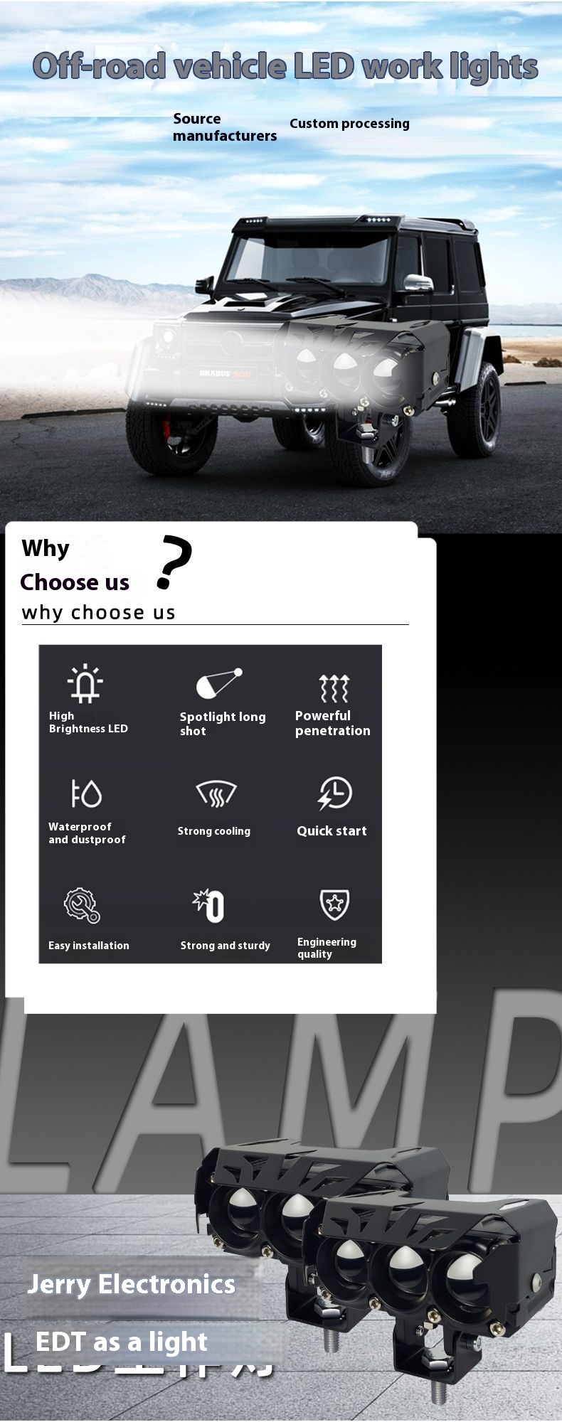 30W Raptor Electromobile Lights - Brighten Your Exterior Experience - Image 11